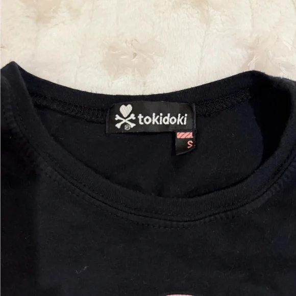tokidoki Black Tee with Colorful Graphic - Picture 3 of 5